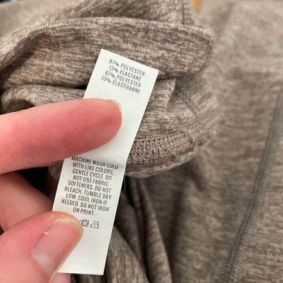 AERIE AMERICAN EAGLE Chill Play Move Leggings Tan Brown High Waisted Rise Pocket - Picture 8 of 12